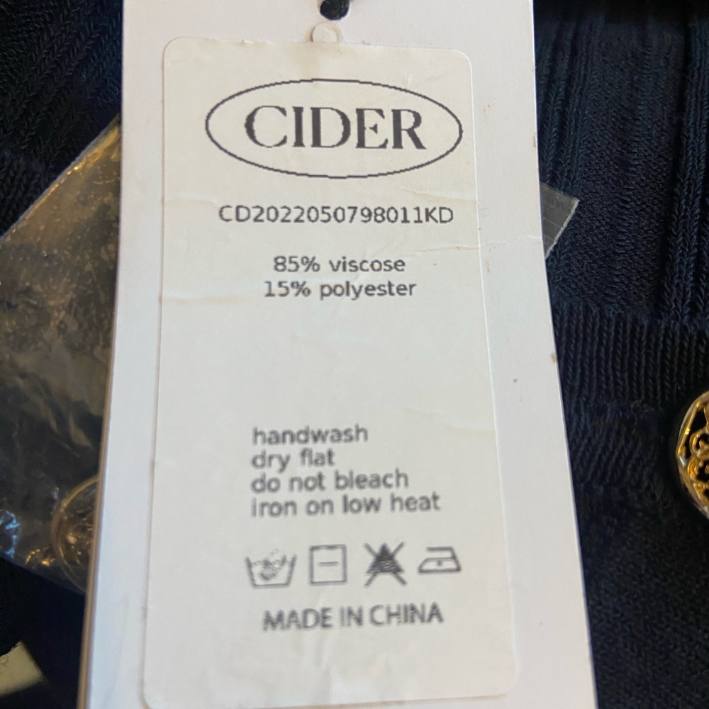 Cider Black Cutout Dress Small NWT - Picture 13 of 13